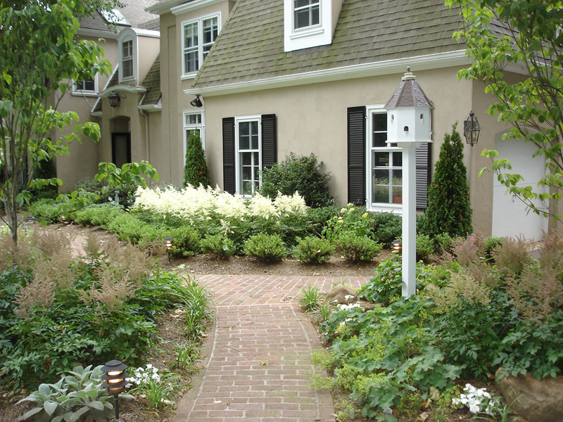 Main Line Formal Garden Design in Berwyn - After